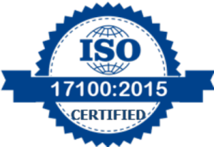 ISO 17100 quality standard logo